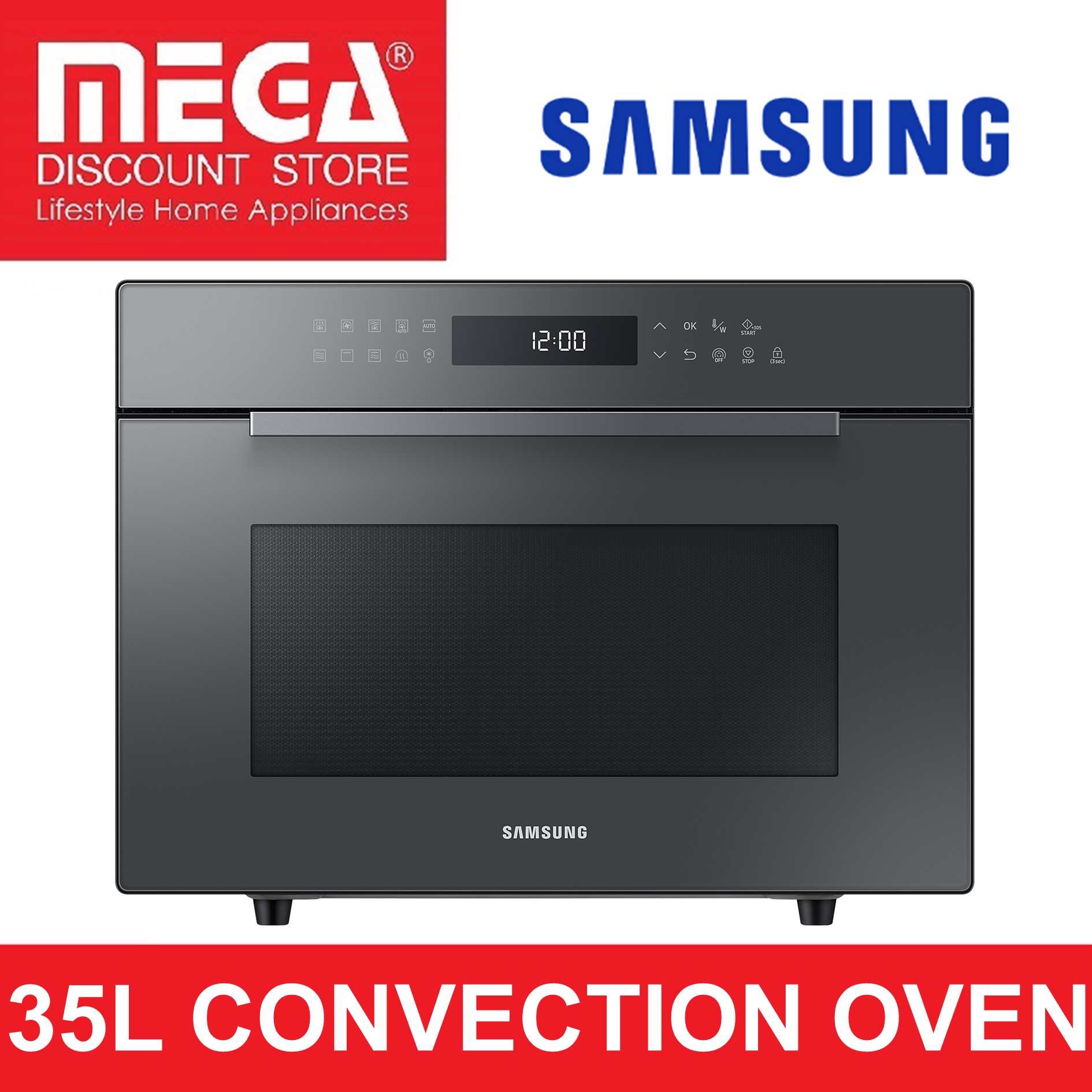 SAMSUNG MC35R8088LC 35L HOTBLAST™ CONVECTION MICROWAVE OVEN