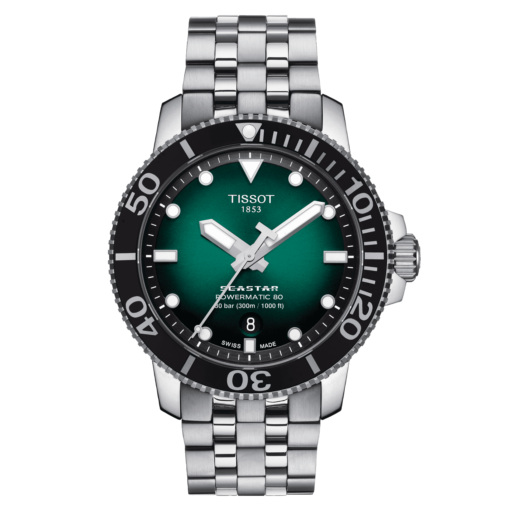 Tissot Seastar 1000 Powermatic 80 Watch (T1204071109101)