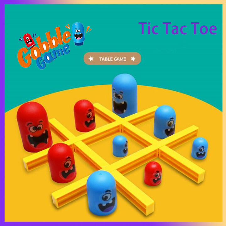 Gobblet Gobblers Family Board Game Toy | Tic Tac Toe Xo Chess | Parent-Child Funny Puzzle Games | Brain Teaser | Birthday Party Gift for Kids