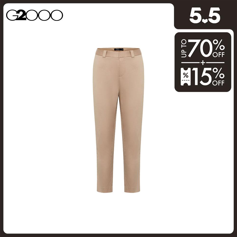 G2000 Women Anti-UV Sateen Cropped Skinny Pants