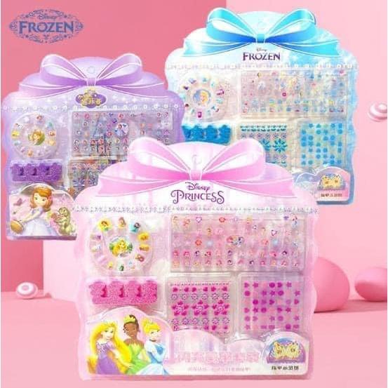 迪士尼兒童指甲貼閃亮鑽石套組